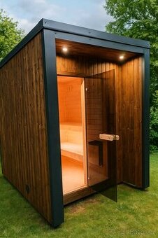 Sauna 200x280cm s předsíní pro 6-8 osob
