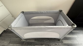 ZOPA Postýlka skládací Lely Silver Grey