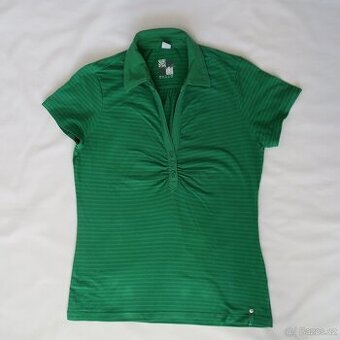 Zelené tričko s límečkem