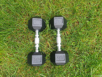 jednoruční činky sada 155kg HEXA