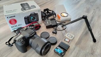 Canon EOS 80d + objektiv EF-S 18-135 IS nanoUSM Canon