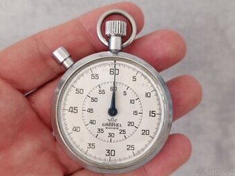 Staré švýcarské kapesní stopky Lemania GABRIEL