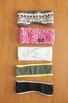 Zimní dámské čelenky