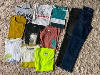 9x tričko a 2x kalhoty vel. 134/140