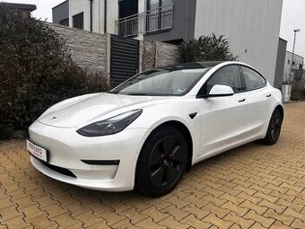 Tesla model 3 refresh LR 4x4, 2021, bílý interier, DPH