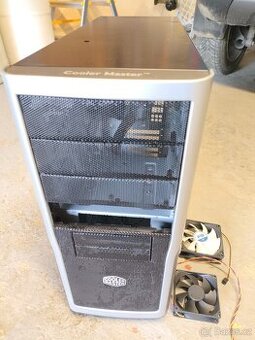 CoolerMaster Elite 333 Black-Silver PC skříň Case ATX zdroj