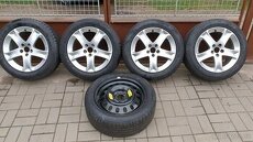 Sada orig. Al kol Peugeot 17"  5x108 se senzory tlaku.