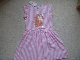 nové šaty s jednorožcem zn. Dopodopo vel. 128