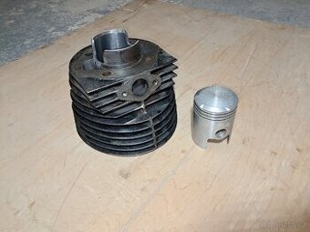 JAWA 250/353 - válec + píst, po 2. výbrusu