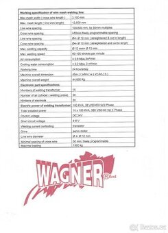 zváracia linka na výrobu kari sieti - "akcia mesiaca"