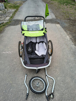"Vytuněný" cyklovozík Croozer for 2 kids