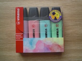zvýrazňovače Stabilo Boss pastel