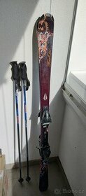 Prodám lyže HEAD Fine One a lyžařské hůlky TRX - 1