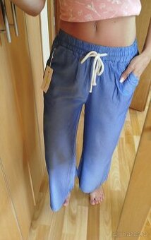 NOVÉ letní široké kalhoty vel S/M Made in Italy