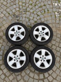 16"letní alu kola Crateris 5x112 original Octavia 2