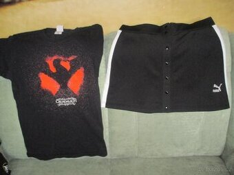 XL-propínací sukně Puma+tričko