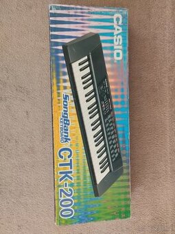 Elektronické piano "song bank keyboard ctk 200"