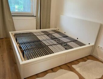 Manželská postel Ikea Malm 180x200