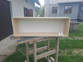 Police na zeď, materiál lamino - borovice - 1