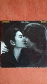LP desky John Lennon + Mireille Mathieu - levně