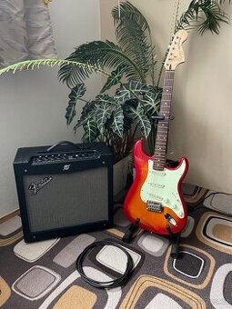 Squier Stratocaster Standard Series + Fender Mustang V2 110W