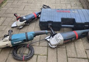 BOSCH, MAKITA, velké úhlové brusky 230mm