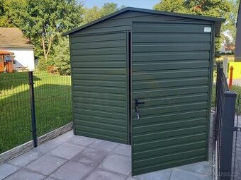 zahradni domek zelený 2.5m x 3m