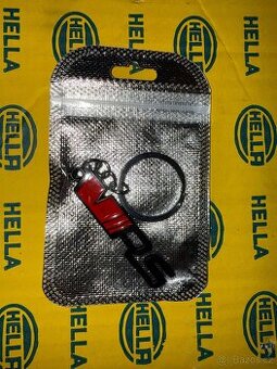 Černý RS přívěšek na klíče Škoda