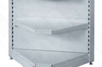 regálová koutová police 50cm