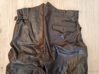 Retro kožené pánské kalhoty