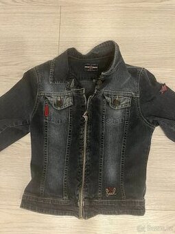 BUNDA džínová dívčí na zip