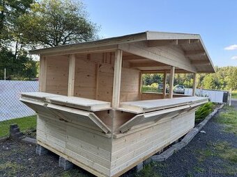 Prodejní stánek 4x2 m