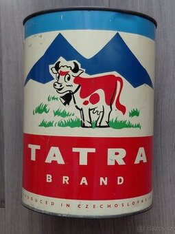 Velká retro plechovka