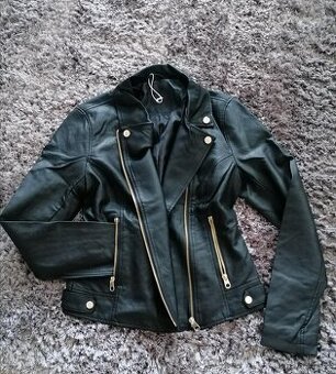 nová koženková bunda, vel. S - 1