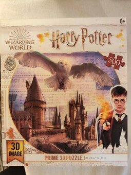 Harry Potter Prime 3D puzzle Hedvika a Bradavice - 1