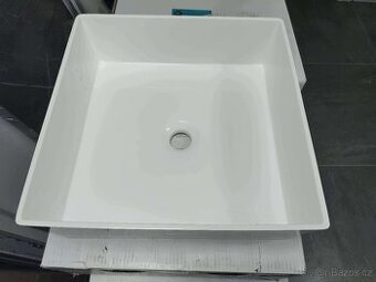 Umyvadlo na desku 41x41cm - nové - tenkostěnné
