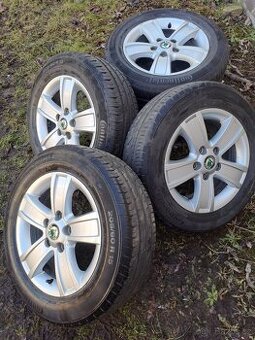 Alu kola 5x112 originál Škoda Octavia II 205/60 R15