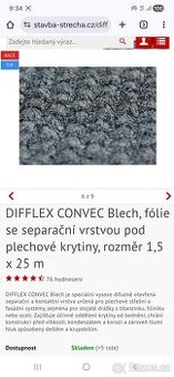 Folie se separační vrstvou