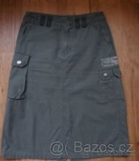 khaki sukně - zn. TIMEOUT - vel. 36
