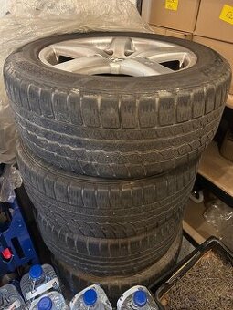 Touareg 2007 original disky + zimni continental pneu