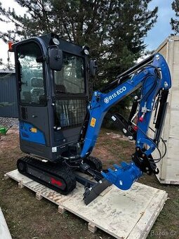 Minibagr Rippa R15 Eco Cab – Kubota, 1.5t, výbava v ceně