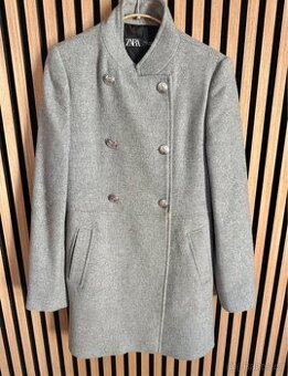 Nový vlněný kabát Zara vel. XS