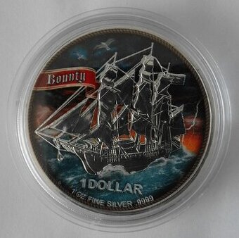 Stříbrná mince Bounty 1oz, dva druhy