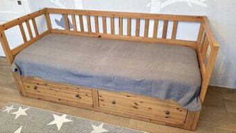 Postel Ikea Hemnes + 2x matrace