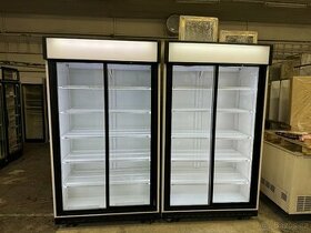 Prosklená chladicí lednice dvoudveřová - 1