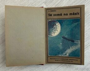 Prodám knihy Jules Verne - Se země na měsíc a Kolem měsíce: - 1