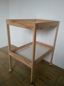 Přebalovací stůl SNIGLAR (buk/bílá) IKEA - 1