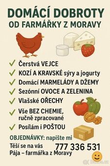 Výrobky od farmářky
