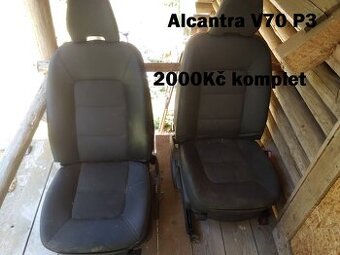 v70 III přední sedačky Alcantra