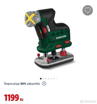 Fréza na aku parkside